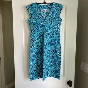 Lilly Pulitzer Giraffe Cotton Dress Sz S